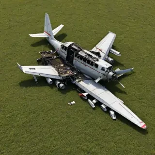 crashed plane png