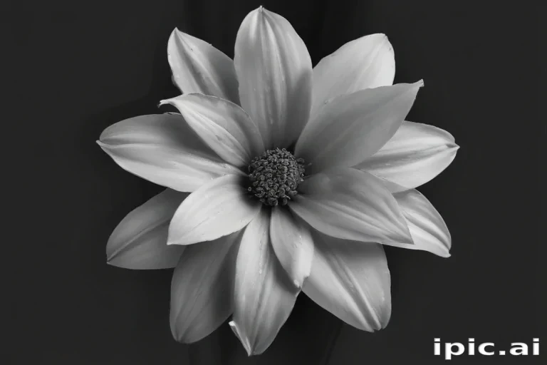 flower png black and white
