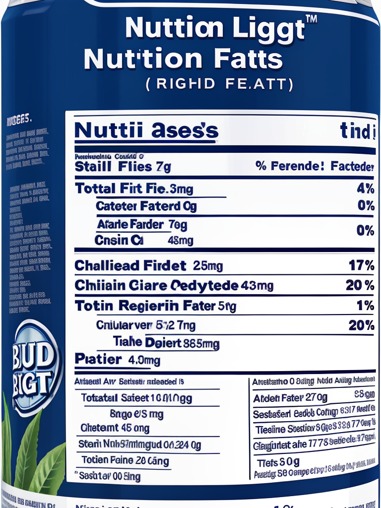 bud light next nutrition facts