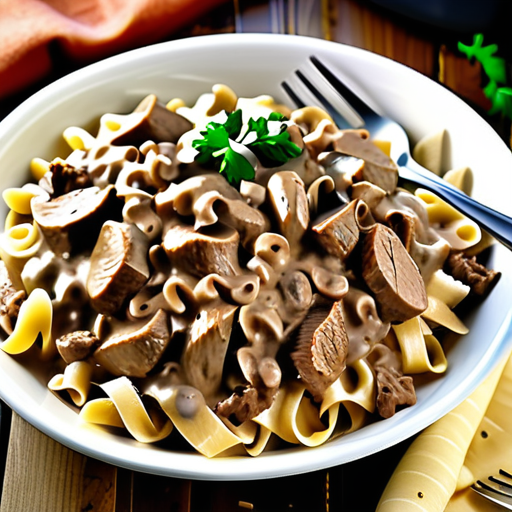 crock pot beef stroganoff with ground beef