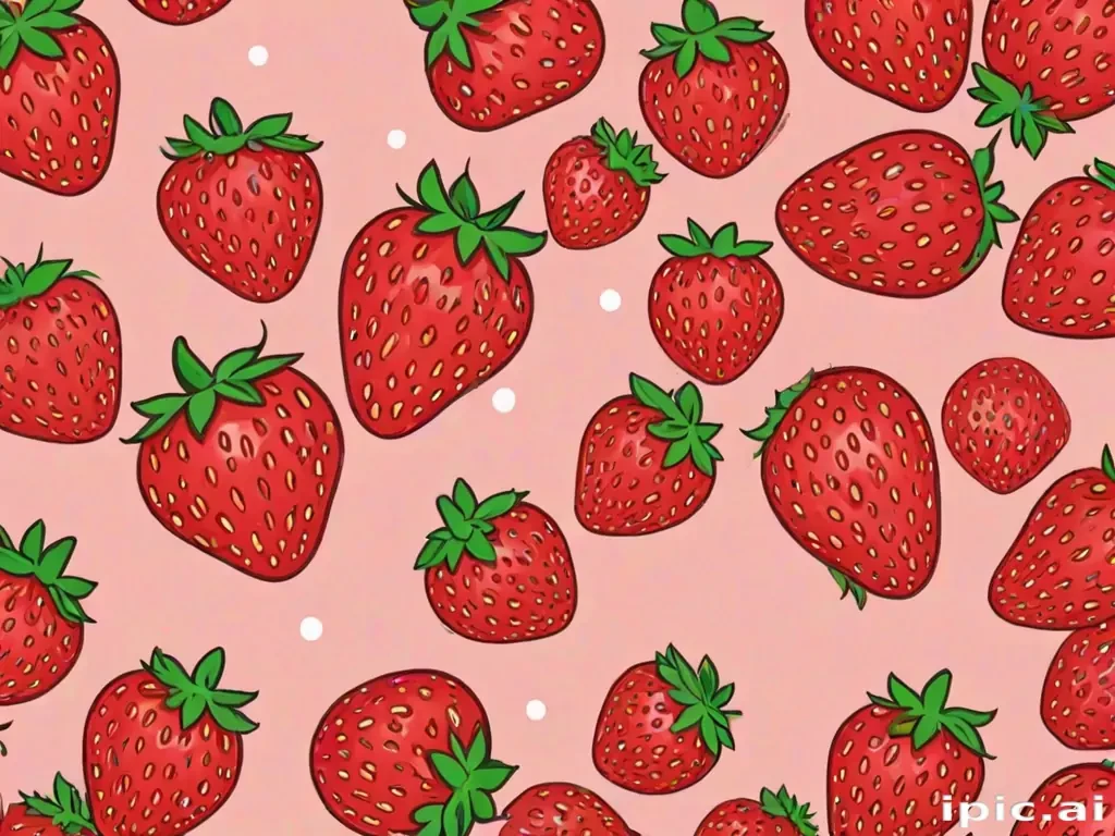 strawberry cute wallpaper