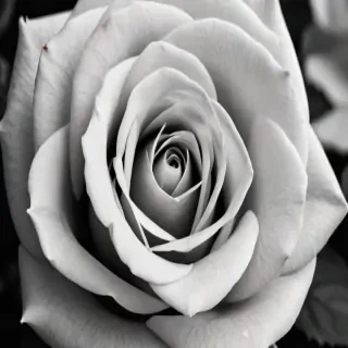 black and white rose background