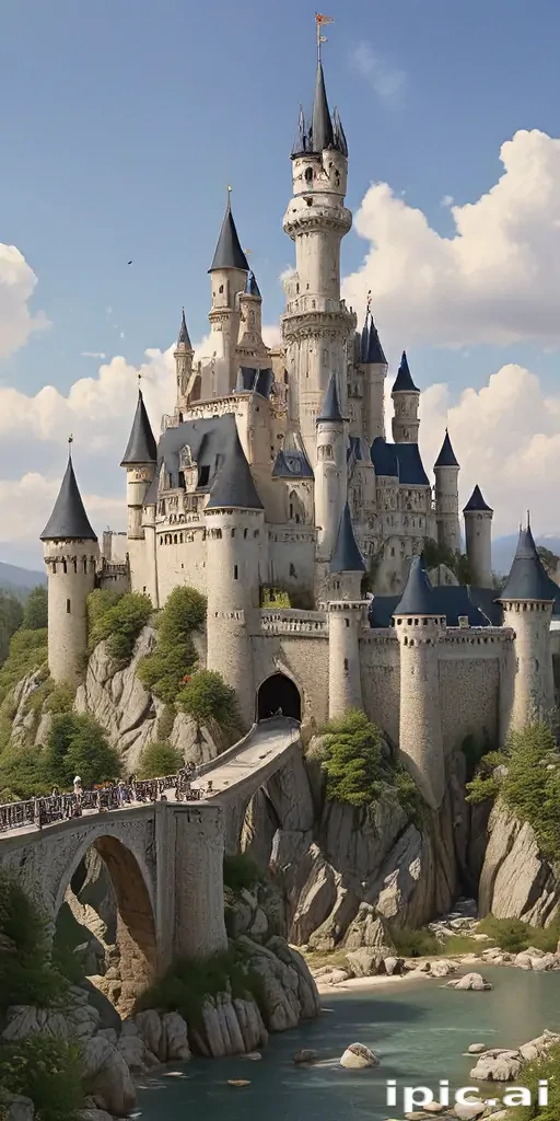 cartoon of castle