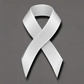 white ribbon png