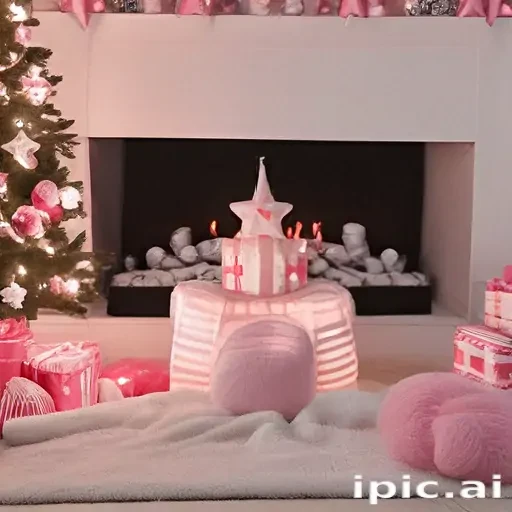 pink christmas aesthetic
