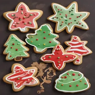 clip art christmas cookies