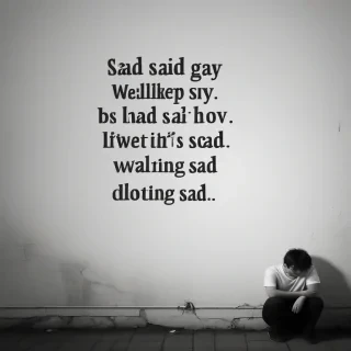 sad saying wallpaper