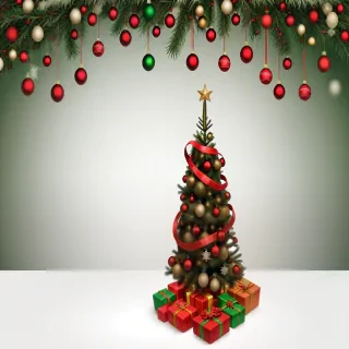 christmas background tree