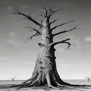 dead tree drawings