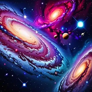 space galaxy background