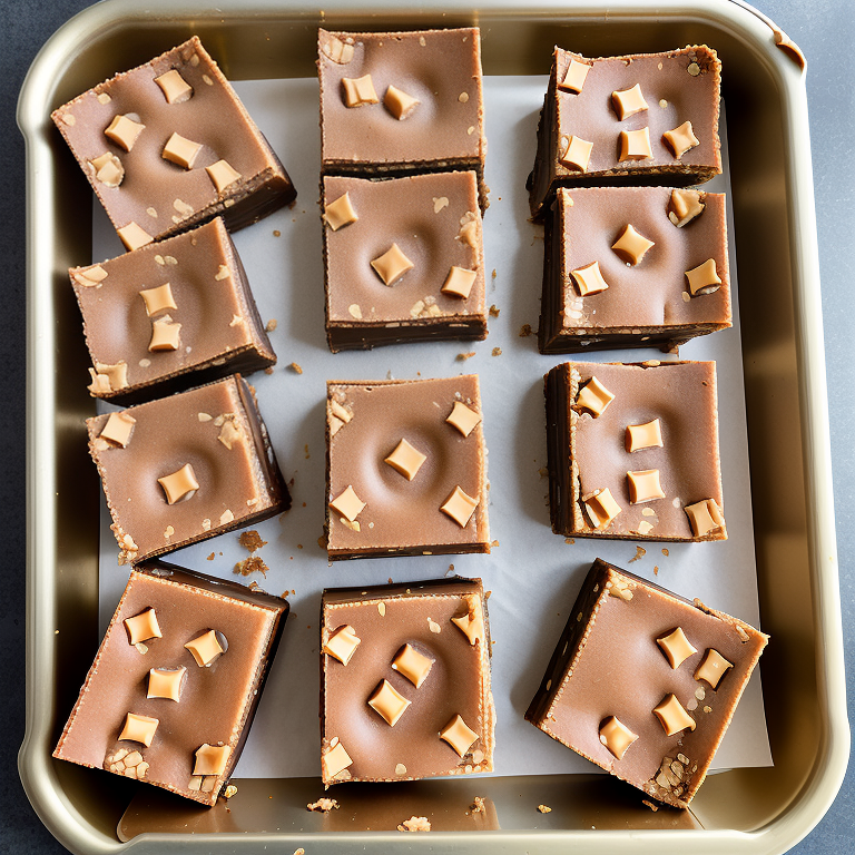 school lunch peanut butter bars