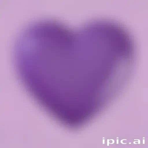 purple aesthetic heart
