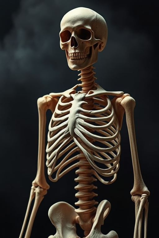 skeleton background
