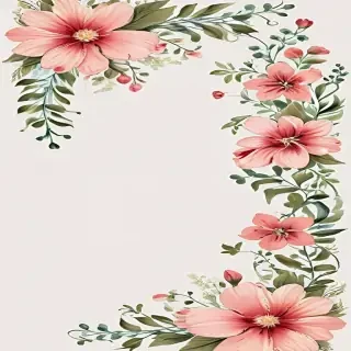 floral border png