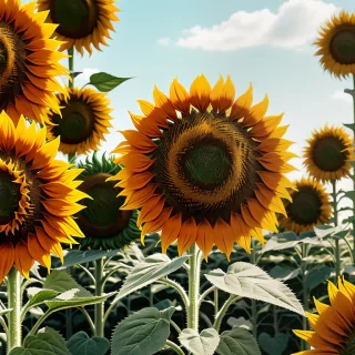aesthetic sunflower background