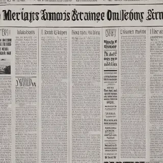 newspaper transparent