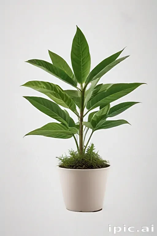 plant no background