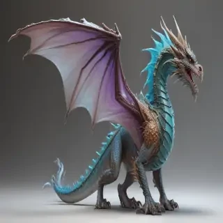 transparent dragon