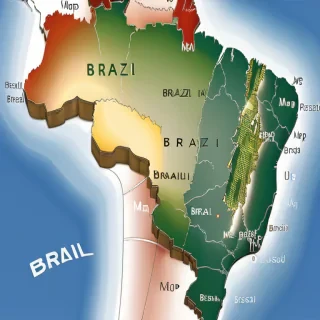 brazil map