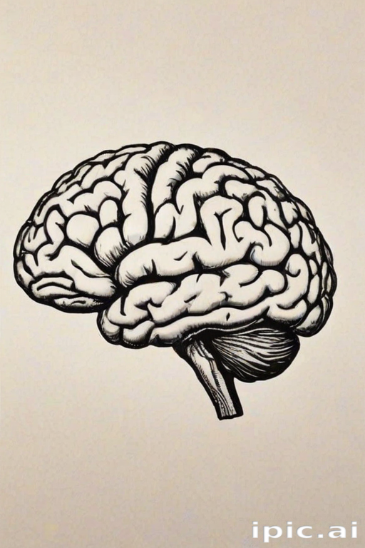 pic of brain drawing