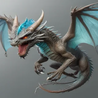 transparent dragon