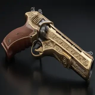 gun no background