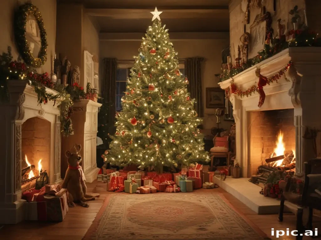 vintage merry christmas image