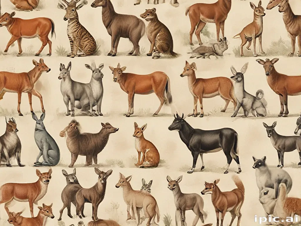 vintage illustrations animals