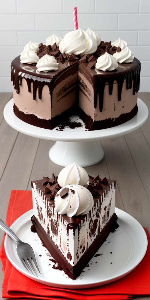 chocolate crunch ice cream cake
