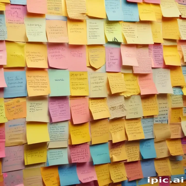 sticky note background