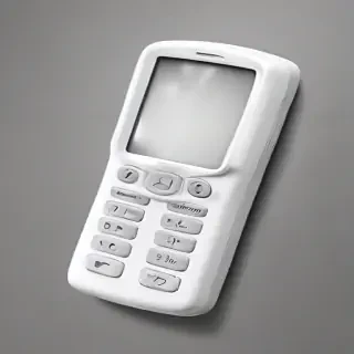 icon phone white