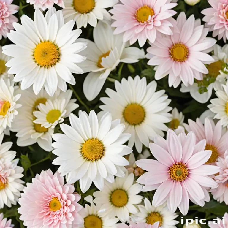 flowers with white background