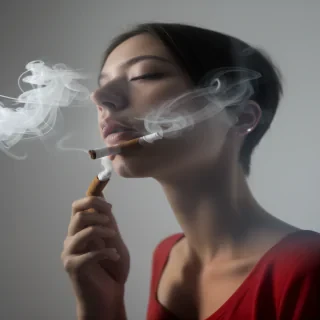 cigarette smoke transparent