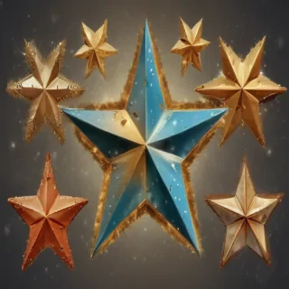 christmas stars clipart