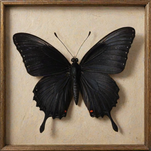 black butterfly