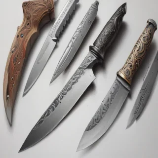 drawings of knives