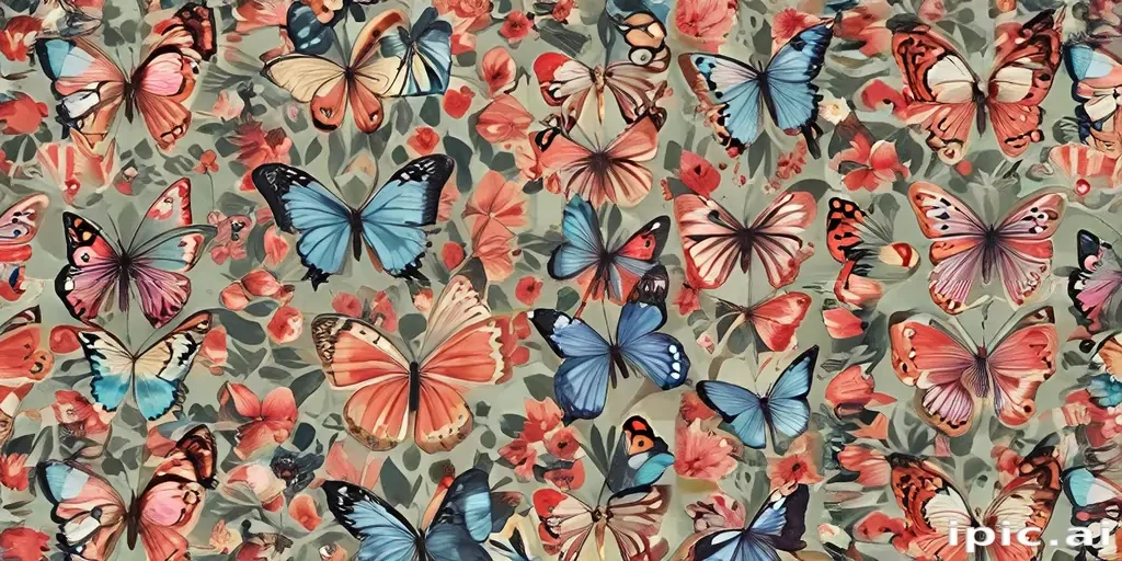 butterfly wall paper