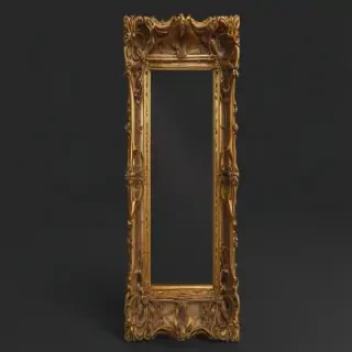 golden frame png transparent