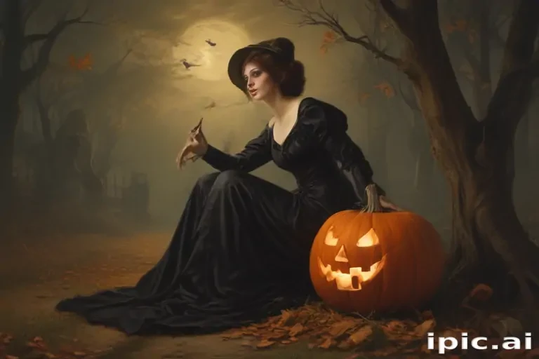 public domain vintage halloween art