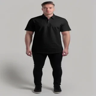 black mockup shirt