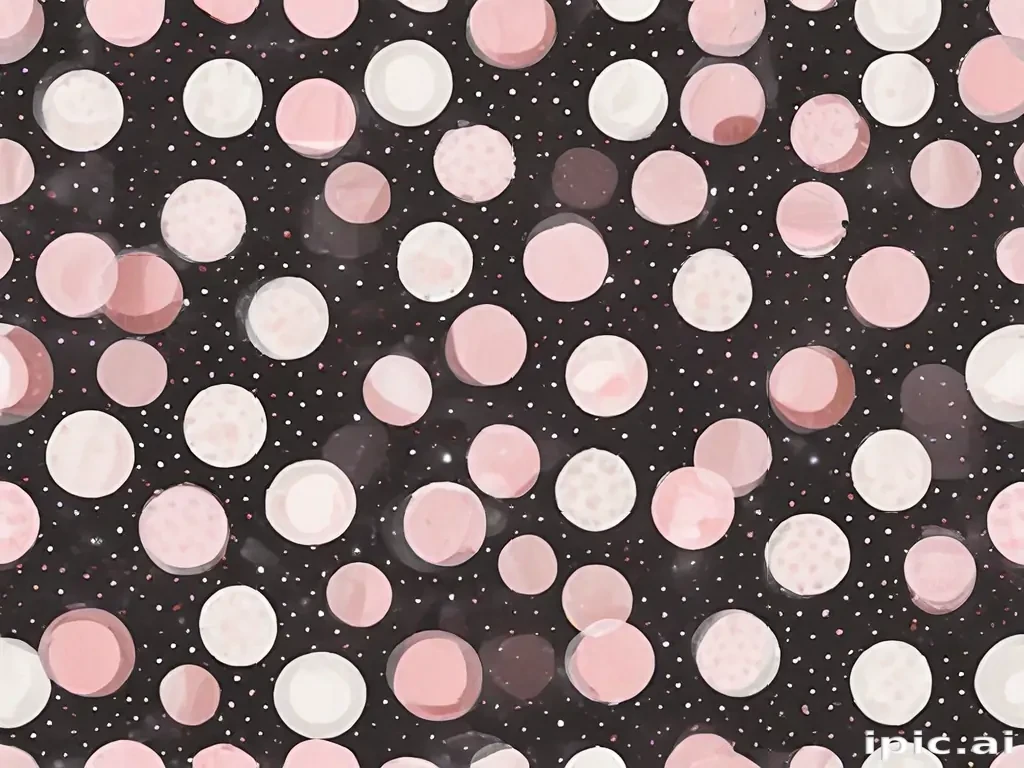 polka dots transparent