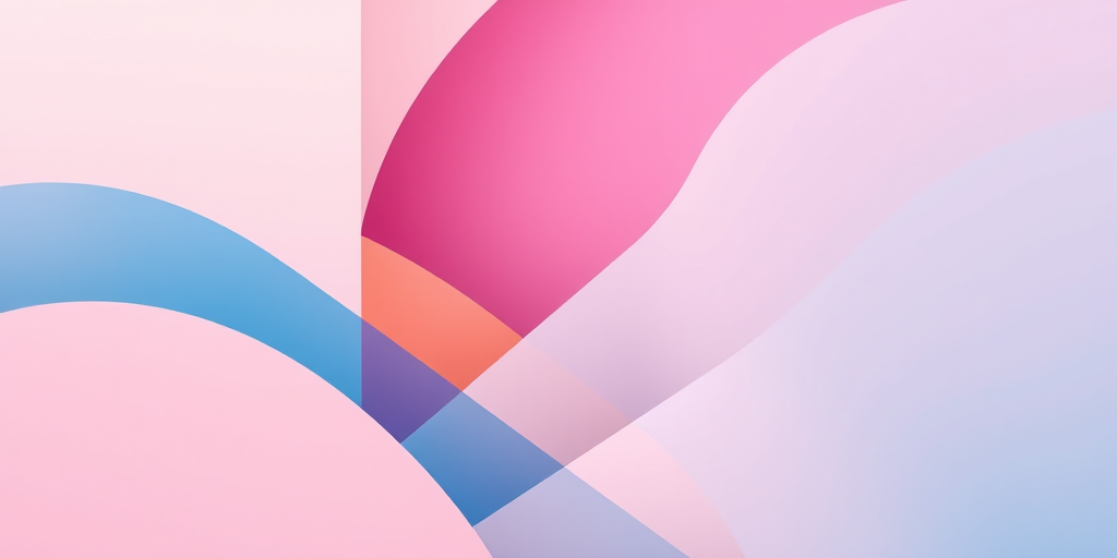 Create an abstract artwork featuring geometric shapes and smooth gradients in a harmonious color palette, captured with a Canon EOS R5 at f/8, ISO 100, 1/60s, in a wide-angle perspective for vibrant detail and clarity.