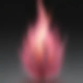 pink flames png