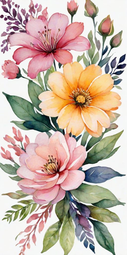 watercolor flowers png