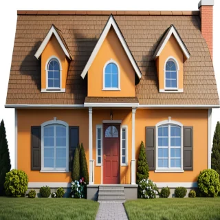 background of a house