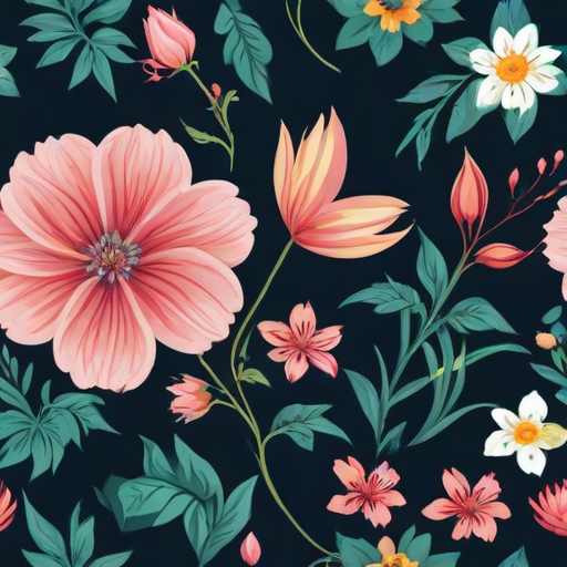 floral computer background