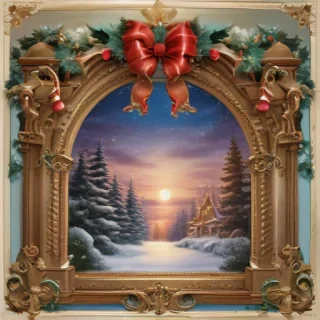 christmas clip art frames