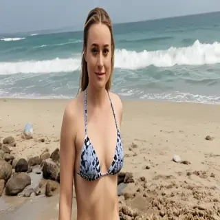 brie larson bikini