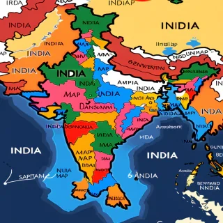 india map