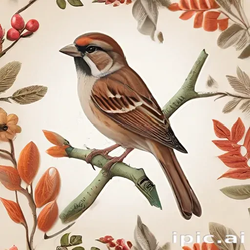 sparrow clipart